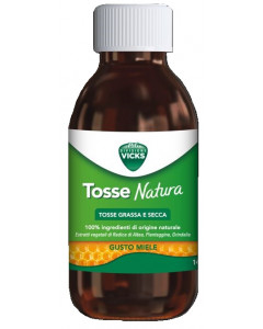 VICKS TOSSE NATURA TOSSE GRASSA E SECCA GUSTO MIELE 140 ML
