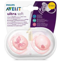SUCCHIETTO ULTRA SOFT 0/6M DECORATO FEMMINA SCF 223/20