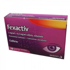 FEXACTIV 3 MG/ML + 0,5 MG/ML COLLIRIO, SOLUZIONE