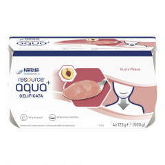 RESOURCE AQUA ACQUA GELIFICATA+PEACH CUP 6 4X125 G