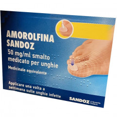 AMOROLFINA SANDOZ 50 MG/ML SMALTO MEDICATO PER UNGHIE