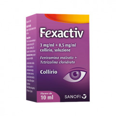 FEXACTIV 3 MG/ML + 0,5 MG/ML COLLIRIO, SOLUZIONE