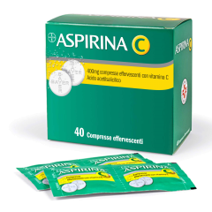 ASPIRINA 400 MG COMPRESSE EFFERVESCENTI CON VITAMINA C