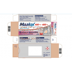 MAALOX 400 MG + 400 MG COMPRESSE MASTICABILI SENZA ZUCCHERO