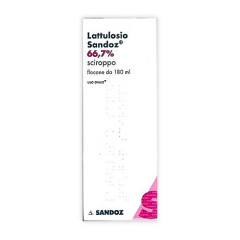 LATTULOSIO SANDOZ - 66,7% SCIROPPO, FLACONE DA 180 ML