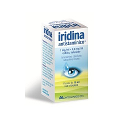 IRIDINA ANTISTAMINICO 1 MG/ML + 0,8 MG/ML COLLIRIO, SOLUZIONE