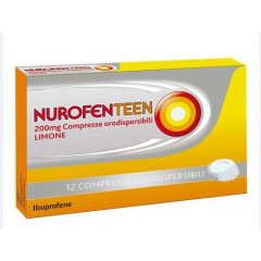 NUROFENTEEN, 200 MG COMPRESSE ORODISPERSIBILI LIMONE