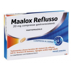 MAALOX REFLUSSO 20 MG COMPRESSE GASTRORESISTENTI