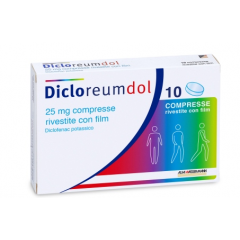 DICLOREUMDOL 25 MG COMPRESSE RIVESTITE CON FILM