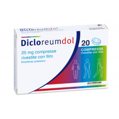 DICLOREUMDOL 25 MG COMPRESSE RIVESTITE CON FILM