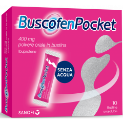 BUSCOFENPOCKET 400 MG POLVERE ORALE IN BUSTINA