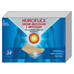 NUROFLEX DOLORI MUSCOLARI E ARTICOLARI, 200 MG CEROTTO MEDICATO