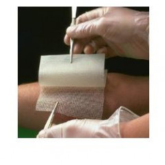 GARZA MEDICATA BACTIGRAS CON CLOREXIDINA ACETATO 0,5% 10X10CM 10 PEZZI
