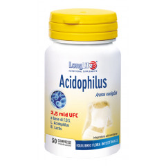 LONGLIFE ACIDOPHILUS 30 COMPRESSE MASTICABILI