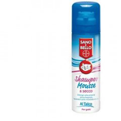 SANO E BELLO SHAMPOO MOUSSE GATTO FLACONE 200 ML