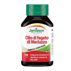 OLIO DI FEGATO DI MERLUZZO 100 PERLE