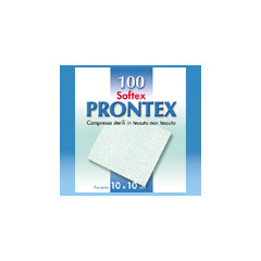 GARZA IN TESSUTO NON TESSUTO PRONTEX SOFT 10X10CM 100 PEZZI