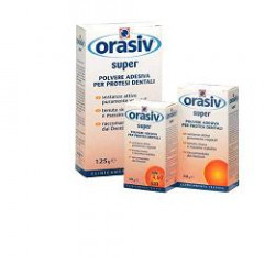 ORASIV SUPER POLVERE ADESIVA CLINICA PER PROTESI DENTALI 125 G