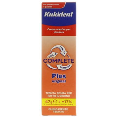 KUKIDENT PLUS COMPLETE CREMA ADESIVA PER PROTESI DENTARIE 47 G