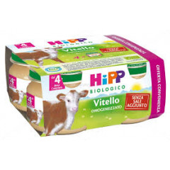 HIPP BIOLOGICO OMOGENEIZZATO MULTIPACK VITELLO POLLO 80 G 4 PEZZI