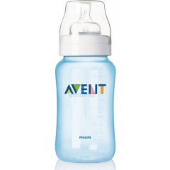 AVENT BIBERON NATURAL 330 ML IN POLIPROPILENE AZZURRO