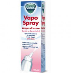 VICKS VAPOSPRAY ACQUA DI MARE BEBE' BAMBINI ISOTONICO 100 ML