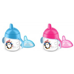 AVENT TAZZA CON BECCUCCIO DECORATA ROSA 260 ML
