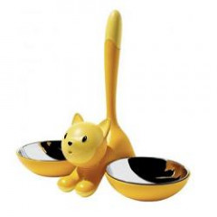 ALESSI TIGRITO CIOTOLA GATTI GIALLA