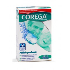 COREGA PULIZIA PROFONDA DETERGENTE PER PROTESI DENTARIA 60+6 COMPRESSE