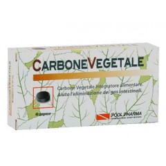 CARBONE VEGETALE POOL PHARMA 40 COMPRESSE