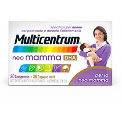 MULTICENTRUM NEO MAMMA DHA 30 COMPRESSE + 30 CAPSULE MOLLI