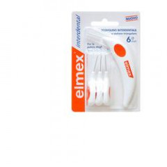 ELMEX INTERDENTAL SCOVOLINO INTERDENTALE 6 MM 6 TESTINE + MANICO