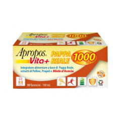 APROPOS VITA+ PAPPA REALE 1000MG 10 FLACONCINI DA 10 ML