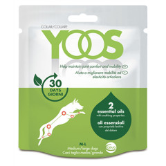 YOOS COLLARE CANE TAGLIA MEDIUM/LARGE A BASE DI OLI ESSENZALI