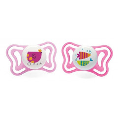 CHICCO SUCCHIETTO LIGHT GIRL SILICONE 16-36 MESI 2 PEZZI