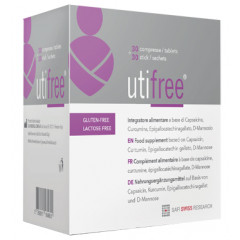 UTIFREE 30 COMPRESSE + 30 STICK DA 2,5 G