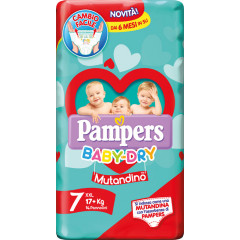 PAMPERS BABY DRY PANNOLINI A MUTANDINA TAGLIA XXL 14 PEZZI