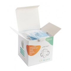 REXPIRIA MASCHERINA FFP2 SENZA VALVOLA 10 PEZZI CONFEZIONATI SINGOLARMENTE