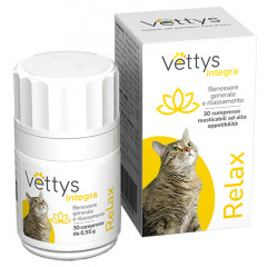 VETTYS INTEGRA RELAX GATTO 30 COMPRESSE MASTICABILI